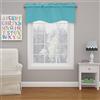 ECLIPSE Kendall Solido Smerlato Finestra mantovana Tende, Poliestere, Turchese, 42 x 18