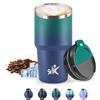 HoneyHolly Termos Caffè 600 ML, Tazza termica Riutilizzabili Prova di Perdite, Bicchiere Termico, Acciaio Inox 304, Travel Mug per Caffè Caldo e Freddo, Latte e Tè