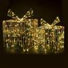 GALILEO Set scatole regalo luminose, 120+100 microled, uso esterno, bianco caldo, Santa's House by Kooper