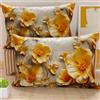 PETTI Artigiani Italiani - Coppia di Federe Cuscino 40x145 cm in Microfibra, Cuscini Arredo Camera da Letto, Divano, Salotto, Set 2 Fodere Copricuscino, Federa Floreale 06 17, 100% Made in Italy