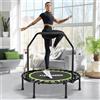 ONETWOFIT Trampolino pieghevole da 114cm per adulti con maniglia interna