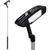 CRESTGOLF Putter da golf, con manico in lega di alluminio, confezione da 2 o 1 putter da golf regolabile a due vie, ambidestro (sinistra/destra), impugnatura di alta qualità, per adulti e ragazzi