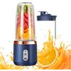 Generico Mini Frullatore Portatile - Smoothies Maker Elettrico Con 6 Coltelli In Acciaio Inox, Batteria Ricaricabile - Frullatore Per Frullati Succhi Di Frutta E Frullati, Per L'Ufficio E La Palestra