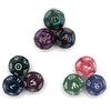 DollaTek 3 Set di 9 Pezzi Dadi in Resina Multicolore a 12 facciate Astrologia Tarocchi Costellazione della divinazione