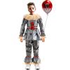 DUOLAM Halloween Clown Pennywise Costume: Halloween Bambini Cosplay Costumi da Film di paura, Pagliacci assassini Spaventoso Costumi Pennywise per Bambini, Accessori per Feste Carnevale (S)