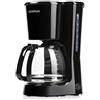 G3 Ferrari G10054 Cafè De Lux Macchina Caffè americano, 800 W, Autospegimento, Capacità 1,5 Litri, 12 tazze, Anti-sgocciolamento, Plastica, Nero
