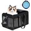 MEYAGOT Trasportino Per Animali Domestici,Trasportino Per Cani E Gatti Con Ciotola Pieghevole,Borsa Da Trasporto Pieghevole Per Gatti,Trasportino Traspirante Per Gatti Per Viaggio In Auto