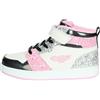 Lelli Kelly Gaia Sneaker Alta da Bambina Nero Avorio con Brillantini LKAA4416 (Bianco, Sistema Taglie Calzature EU, Bambino Piccolo (2-5 Anni), Donna, Numero, Media, 34)
