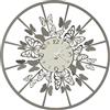 Arti & Mestieri Sfarfallio grande - Orologio da parete di Design 100% Made in Italy - in Ferro, diametro 60 cm (Fango e avorio)