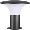 MODEBHD Luci solari per recinzione Lampioni da giardino Illuminazione da ponte Paesaggio Lampada da palo a LED Impermeabile IP54 Lampione stradale per recinzione Patio Percorso Cortile Passerella Prat