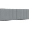 vidaXL Cuscino Testiera Grigio Chiaro 140 cm in Tessuto