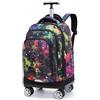 BOZONLI Zaini con Rotelle Zaino con 4 Ruote Girevol Zaini Trolley Viaggio per Ragazzi Ragazze, Galassia