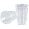 KAV Bicchieri usa e getta in plastica trasparente, per viaggi, feste di nozze, picnic, vino, succhi di frutta, dessert, bevande fredde, acqua potabile, refrigeratori, distributori automatici (180 ml)