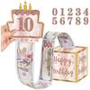 MAOSHYMS Scatola Sorpresa per Soldi Regalo, Scatola Sorpresa per Denaro, Scatole Portasoldi Buon Compleanno, Confezione Regalo per Contanti, Salvadanaio Regalo a Sorpresa per DIIY Regalo Compleanno