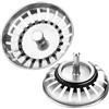SHFYFHS Filtro per Lavello da Cucina, 1 Pezzi Tappo Lavandino Cucina, Tappo filtro per Lavello da Cucina, Tappo Lavandino Bagno, Che Può Filtrare I Rifiuti Ed Evitare Il Blocco Del Tubo Di Scarico 79 mm.