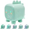 BNGXR Sveglia Digitale per Bambini, Sveglia Dinosauro Digitale da Comodino, Comodino Trainer per Il Sonno per Bambini, Luce Notturna Colorata a Tempo Ricaricabile USB (Verde)