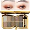Generico di ombretti glitter | Pallet per ombretti luccicanti con 10 colori | Ombretto glitter flash con pennello | di trucco per occhio pigmentato alto per feste, matrimonio
