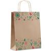 Busta regalo natalizia in carta riciclata personalizzata Bao Medium 25 x 32 x 11 cm personalizzate o neutre