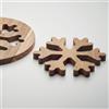 Set di 2 sottopentola in legno personalizzato Scaglia personalizzate o neutre