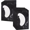Lunamoon Cerotti per Estensioni Ciglia Eyelash Pads Occhio Patch Extension Ciglia Pads Occhi da Ciglia Finte Eye Gel Patches for Eyelash Extension 100 Paio (U-Black)