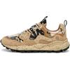 FLOWER MOUNTAIN YAMANO 3 WOMAN Sneakers in suede e lana Mud light brown black