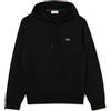LACOSTE Felpa con cappuccio in pile Nero SH9623 031