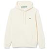 LACOSTE Felpa con cappuccio in pile Panna SH9623-XFJ