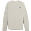 TIMBERLAND FELPA GIROCOLLO CON ROVESCIO SPAZZOLATO EXETER RIVER GRIGIO