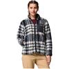 COLUMBIA GIACCA STAMPATA IN SHERPA WEST BEND DA DONNA BLACK HARRINGPLAID