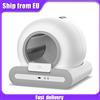 Stock UE Lettiera per gatti intelligente completamente automatica Grande lettiera per animali domestici completamente chiusa Pulizia controllata da app della lettiera per gatti - Green NEW