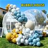 Tenda gonfiabile trasparente per casa delle bolle, installazione rapida con ventilatore, sfondo fotografico per feste, festival essenziale