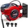 Einhell tamburo avvolgitubo a batteria GE-HR 18/30 Li-Solo (18 V, avvolgitubo automatico, orientabile fino a 180°, supporto a parete, tubo e irroratore, manichetta da 30 m, senza batteria)