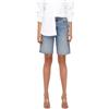 ONLY Onlsonny HW Pantaloncini DNM Larghi Nas843 Noos, Blu Denim Chiaro, S Donna