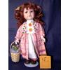 RF Collection Bambola da Collezione in Porcellana con Cestino con Fiori RF Collection qualità Made in Germany