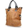 Stefano Ghilardi Borsa shopper in pelle patchwork con tracolla