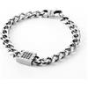 4US: Cesare Paciotti Bracciale 4US: Cesare Paciotti Uomo in Acciaio Cubic Zirconia 4UBR0848