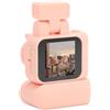 Plyisty Mini Fotocamera Portachiavi, Piccola Videocamera Tascabile 1080P, con Schermo da 1,44 Pollici, Fotocamera in Miniatura con Flash, Filtri Integrati (PINK)