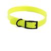 LEO PET Collare Riflettente in Biothene per Cani - Resistente Neon Yellow - 60 cm