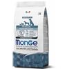 MONGE SUPERPREMIUM CANE PUPPY & JUNIOR ALL BREEDS TROTA RISO E PATATE 2.5KG