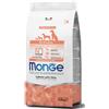 MONGE SUPERPREMIUM CANE PUPPY & JUNIOR ALL BREEDS SALMONE E RISO 800G