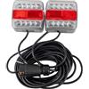 Ama Fanali posteriori rimorchio: Fari a LED rimorchio con cavo a 5 poli, Lunghezza cavo 7,5m, Potenza 12 V