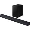 Samsung Soundbar HW-Q700D/ZF Serie Q, 9 Speaker, Wireless Dolby Atmos, Audio a 3.1.2 Canali, Q-Simphony, Compatibile con Alexa e Google Assistant, Titan Black 2024