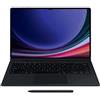 Samsung EF-DX820 QWERTY Inglese Pin Pogo Nero