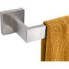 KOKOSIRI B4003BR-L16 Barra portasciugamani singola da 40,6 cm, porta asciugamani per cucina e bagno, da parete, in acciaio inox SUS304, nichel spazzolato
