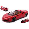 Burago FERRARI SF90 STRADALE HYBRID SPIDER 2020 RED 1:18