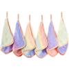 PHOGARY Panno Viso 6 Pezzi, Lavette Bagno 20x20 Panni Struccanti per Il Viso, Asciugamani Piccoli Face Towels in Microfibra - Lavabili e Delicati sulla Pelle (Arcobaleno)