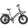 TEKLIO TF5 Fat Bike elettrica 20'' in alluminio batteria 48V integrata