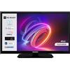 Telefunken TE24553B45V2DZ TV 61 cm (24'') HD Smart TV Wi-Fi Nero 250 cd/m²