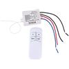 Fafeicy Interruttore Telecomando Senza Fili da Parete 220V, Materiale ABS Ignifugo, Relè 7A, Codifica Digitale Wireless, per Lampada