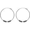 ENTREPLATA Orecchini a cerchio in argento sterling 925 unisex per uomo donna ragazza ragazzo orecchini etnici anelli tribali modello 1 Bali 25 mm.